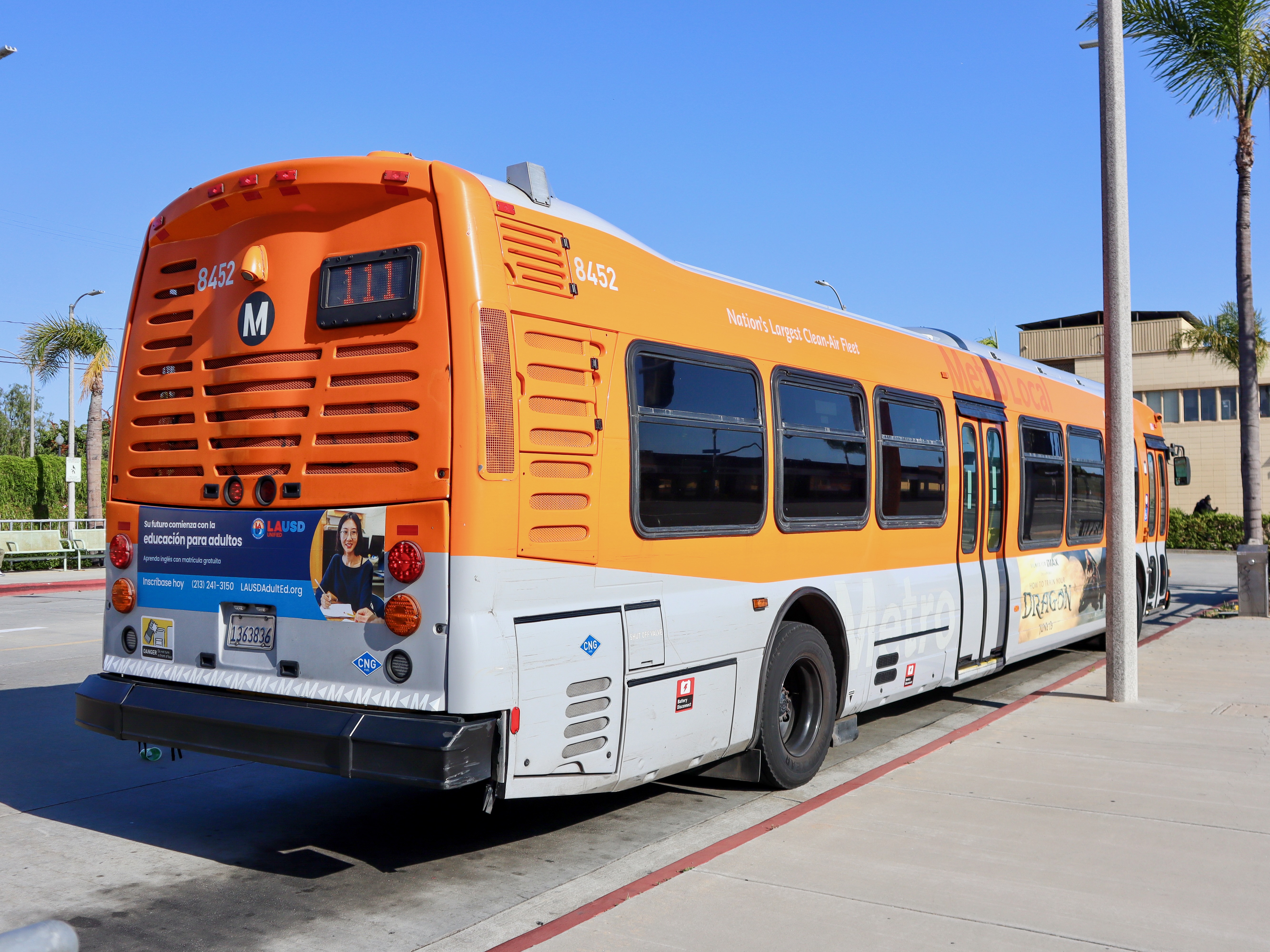 Metro Los Angeles 45C 8452
