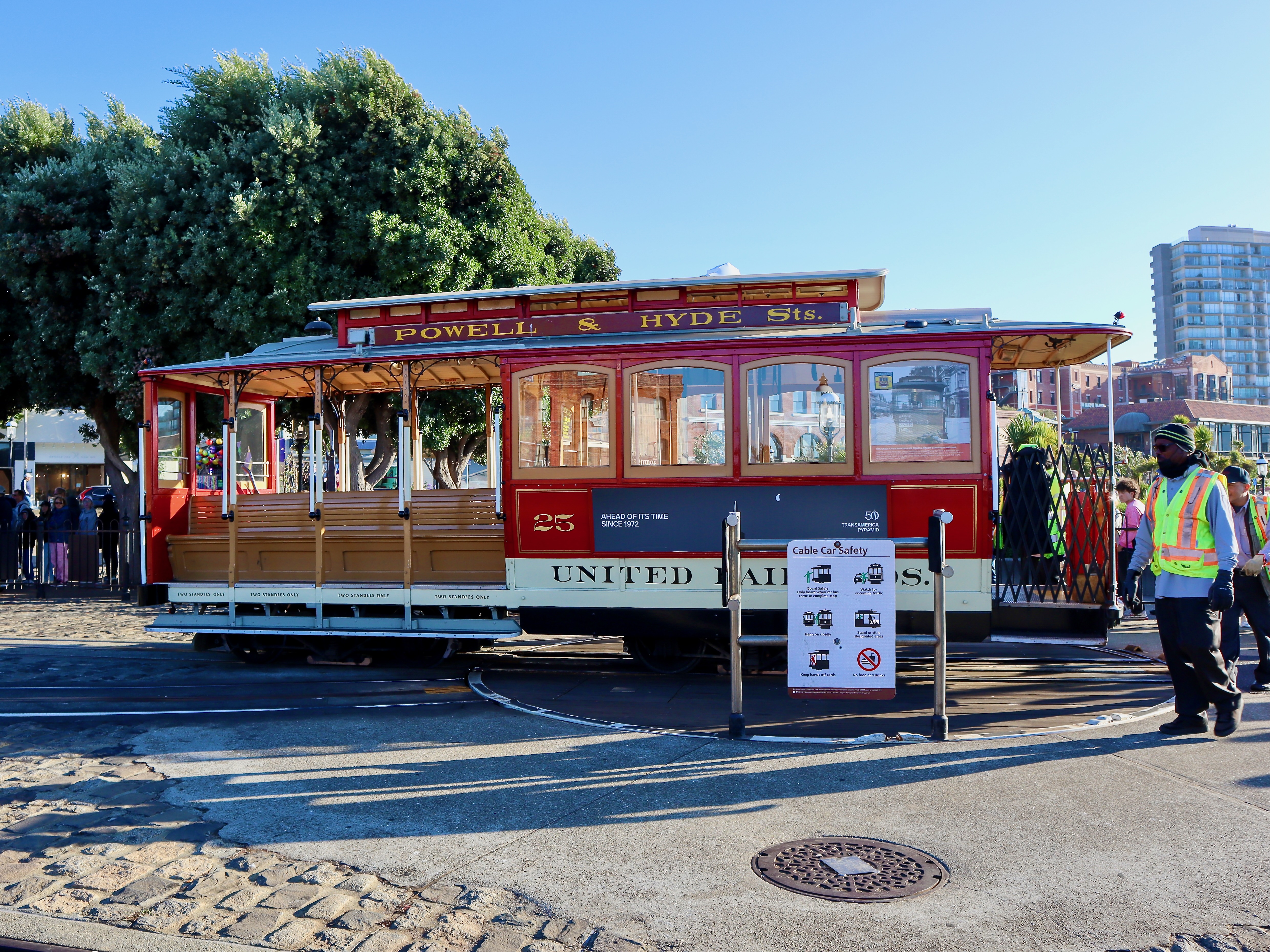 Muni Ferries & Cliff House Railway cable car 25